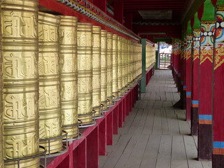 Tibetan Prayer Wheels