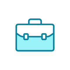 brief case - bag icon vector design template