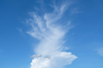 Beautiful blue sky and cloudy background