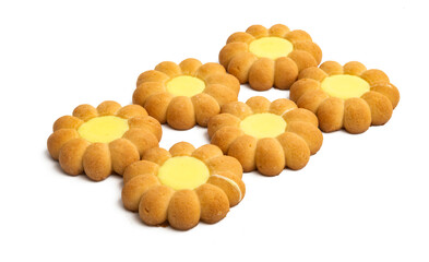 cookie flower isolated