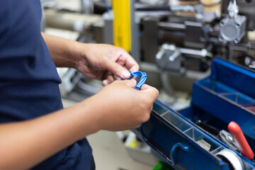 Technical equipment & machine  spare part  in the  factory
