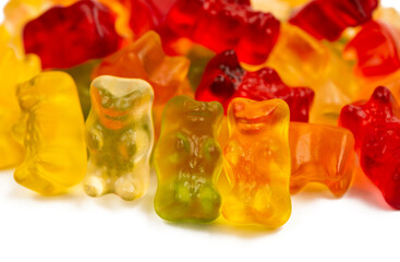 jelly bears isolated