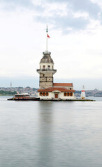 Obraz na płótnie Canvas Maiden's tower, symbol of Istanbul, Turkey