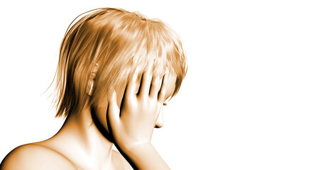 Obraz premium eye pain