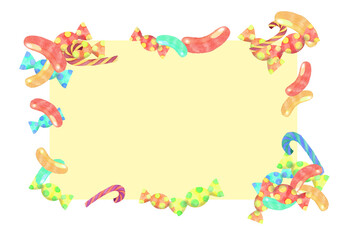 キャンディのフレーム