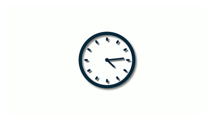 New aqua dark 3d clock icons,clock animation,2 hours clock icon