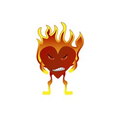 illustration graphic vector angry love