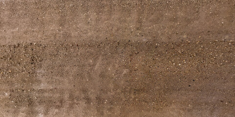 view from above on texture of gravel road