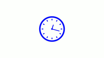 New counting down blue clock animation,clock animation icon