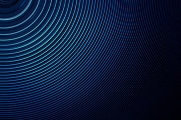 Sound or signal wave, blue arcs.