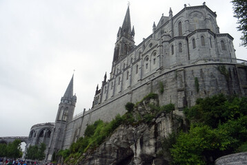Fototapeta premium Vue de Lourdes