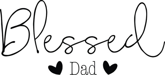 happy father's day, text design. Vector calligraphy. Typography poster. Usable as background.