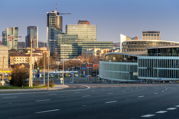 Street in Vilnius, Lithuania