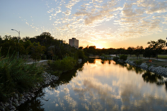 Concho River Reflection