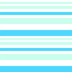Wallpaper murals Horizontal stripes Sky blue Stripe seamless pattern background in horizontal style - Sky blue horizontal striped seamless pattern background suitable for fashion textiles, graphics