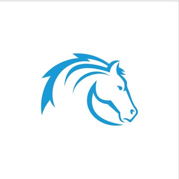 horse vector logo design graphic abstract