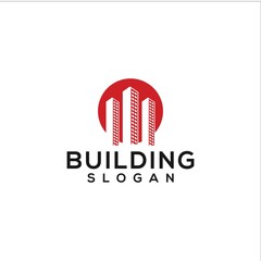 building construction logo. vector logo design graphic modern abstract