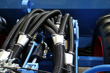 Precision inline seeder. A row seeder. Seed drill.  Fragment.