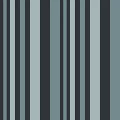 Tapeten Vertikale Streifen Nahtloser Musterhintergrund mit grauen Streifen im vertikalen Stil - Grauer, vertikal gestreifter nahtloser Musterhintergrund, geeignet für Modetextilien, Grafiken