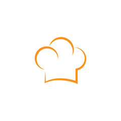  Chef hat logo template vector icon