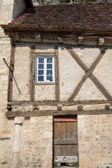  Old House in pilgrimage town of Rocamadour, Episcopal city and sanctuary of the Blessed Virgin Mary, Lot, Midi-Pyrenees, France