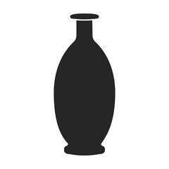 Sunflower oil vector icon.Black vector icon isolated on white background sunflower oil.