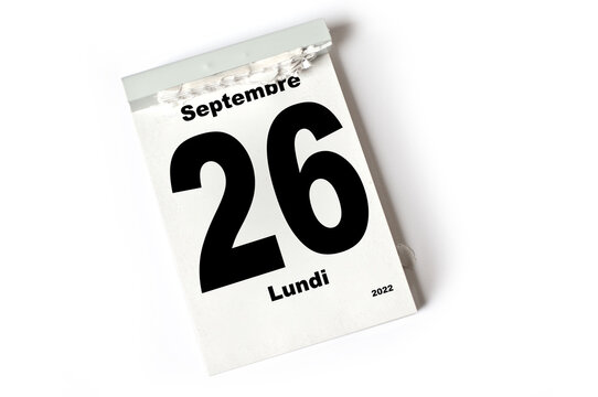 26  Septembre 2022