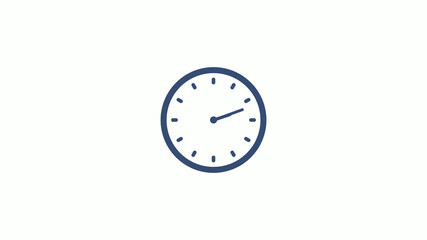 Amazing counting down clock icon on white background,clock image