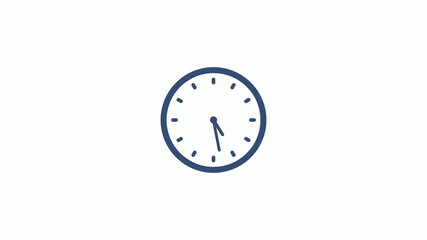 Amazing counting down clock icon on white background,clock image