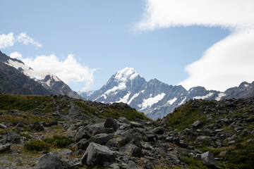 summer afternoon at the Hooker valley