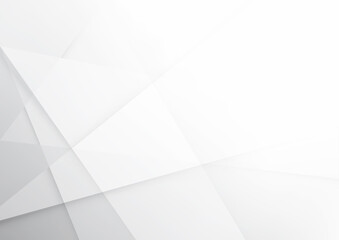 White and grey background Corporate technology modern design Pattern style geometric Abstract modern background used about technology or product presentation backdrop