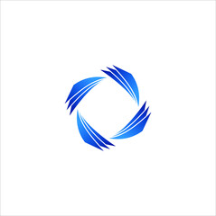 Obraz premium Abstract rectangle creative for business logo vector template