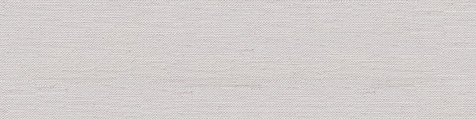 Naklejka na ściany i meble Linen canvas background in superlative white color as part of your design project. Seamless panoramic texture.