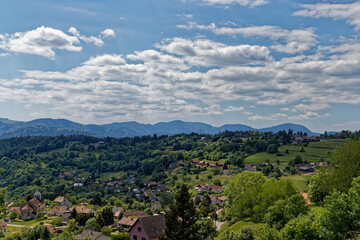Fototapeta na wymiar Geishouse,village d'Alsace