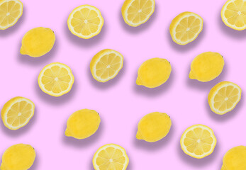 limoni sfondo esatte agrumi frutta limonata fette 