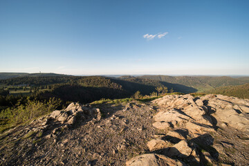 landscape on the summit of the herzogenhorn 1415m a very beautiful mountain in the southern black...