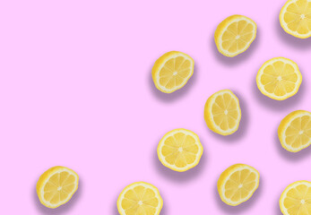 limoni sfondo esatte agrumi frutta limonata fette 