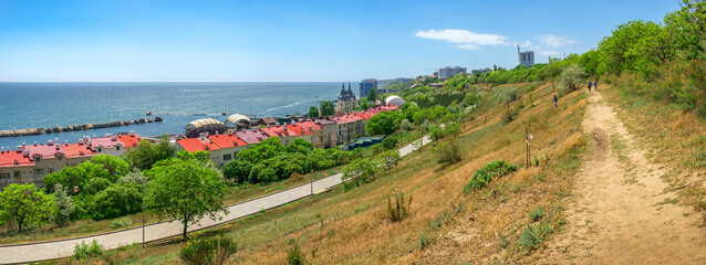 Coast of Odessa in the  Big Fountain resort, Ukraine