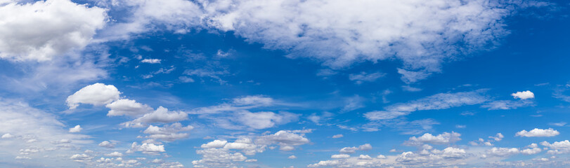 Panorama photo of sky clouds