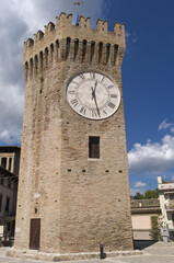 Fototapeta na wymiar Torrione tower, San Benedetto del Tronto, Marche, Italy 
