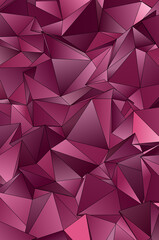 Obraz premium Abstract Low-Poly background. triangulated texture. Design 3d. Polygonal geometrical pattern. Triangular modern style