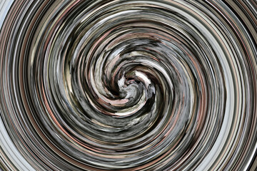Funnel abstract pattern. Swirl, spiral, multi-colored pattern as a background.