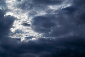 Obraz premium Before the storm,dramatic sky, rain clouds