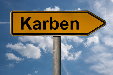 Obraz premium Wegweiser Karben