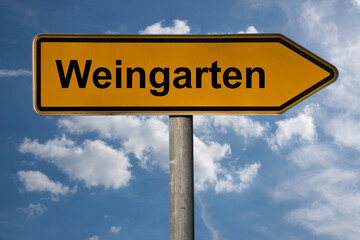 Wegweiser Weingarten