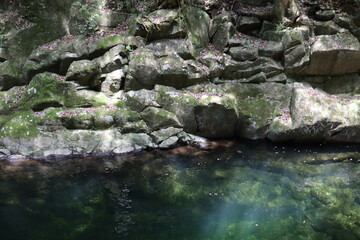 日本の山奥の景色