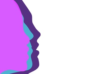 abstract silhouette  background