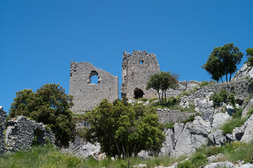 ruins of the castle of Montferrand Sud de france