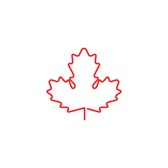 Maple leaf vector illustration