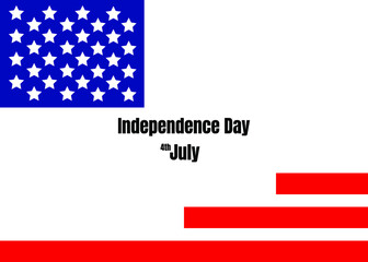 4th july independay usa concept